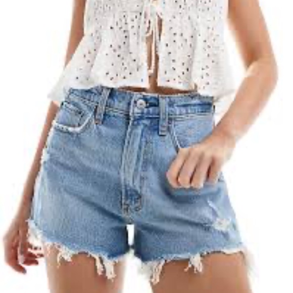 Abercrombie high rise mom shorts - Picture 7 of 7